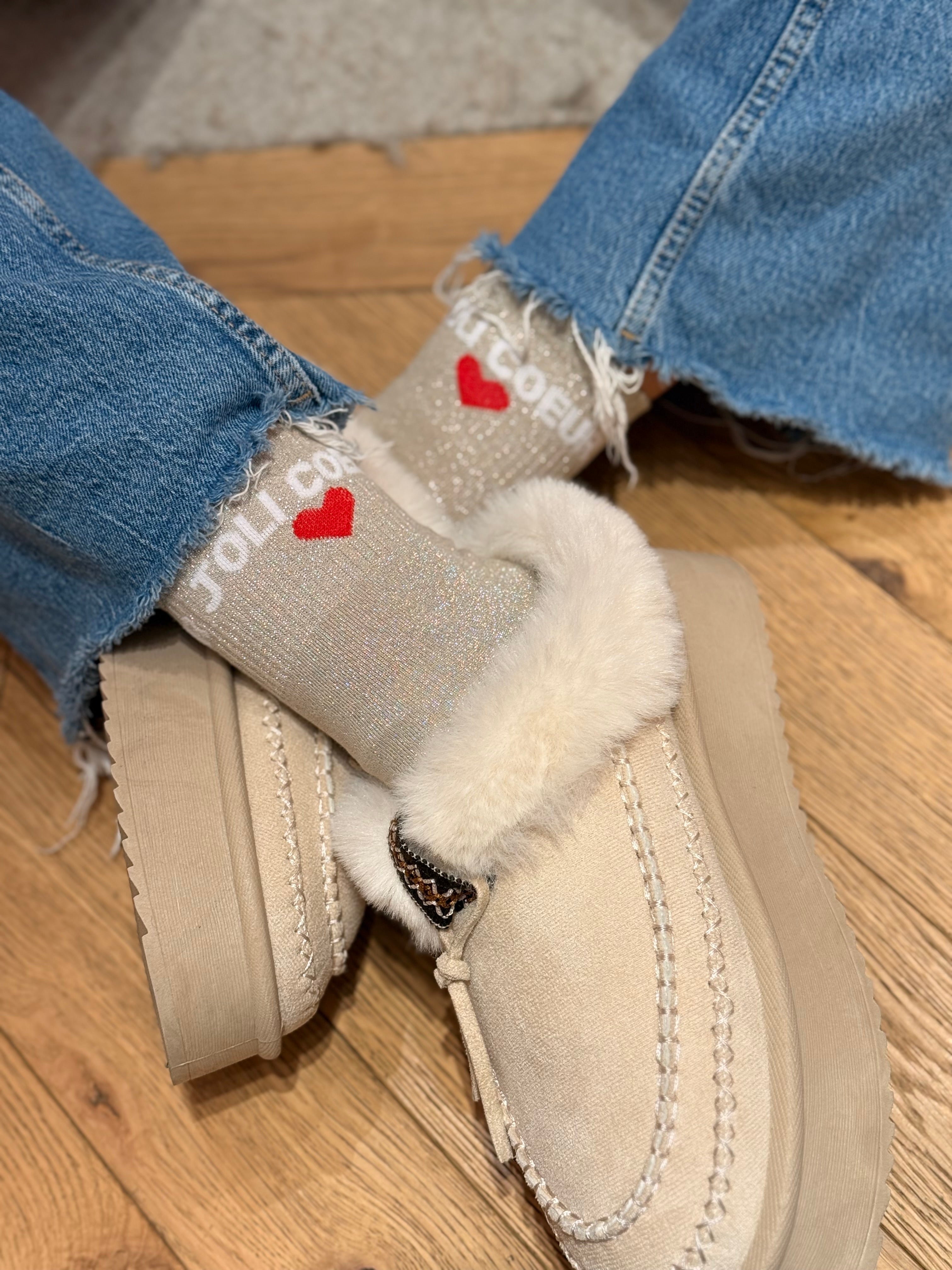 Chaussettes Jolie cœur