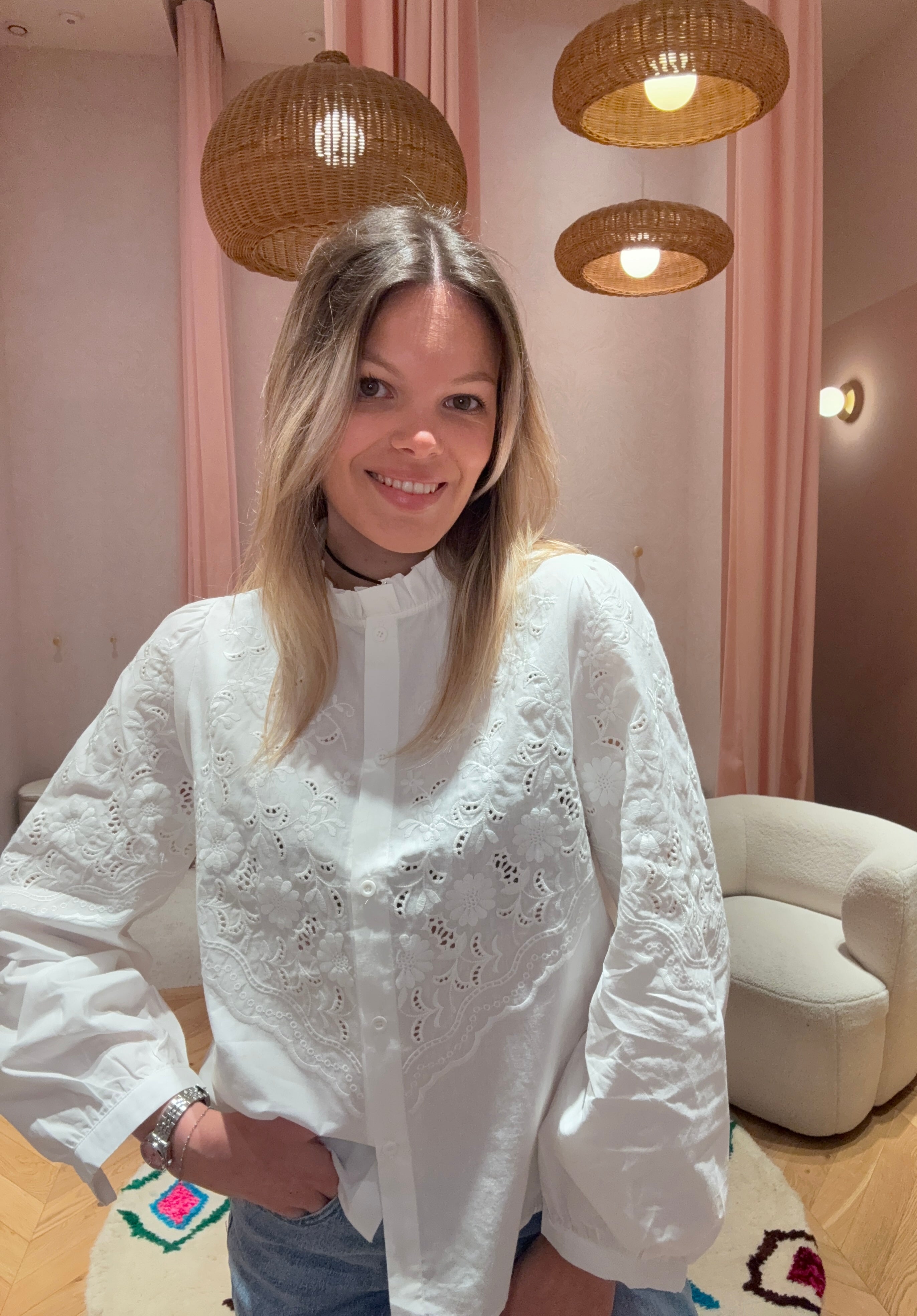 CHEMISE FLEURI