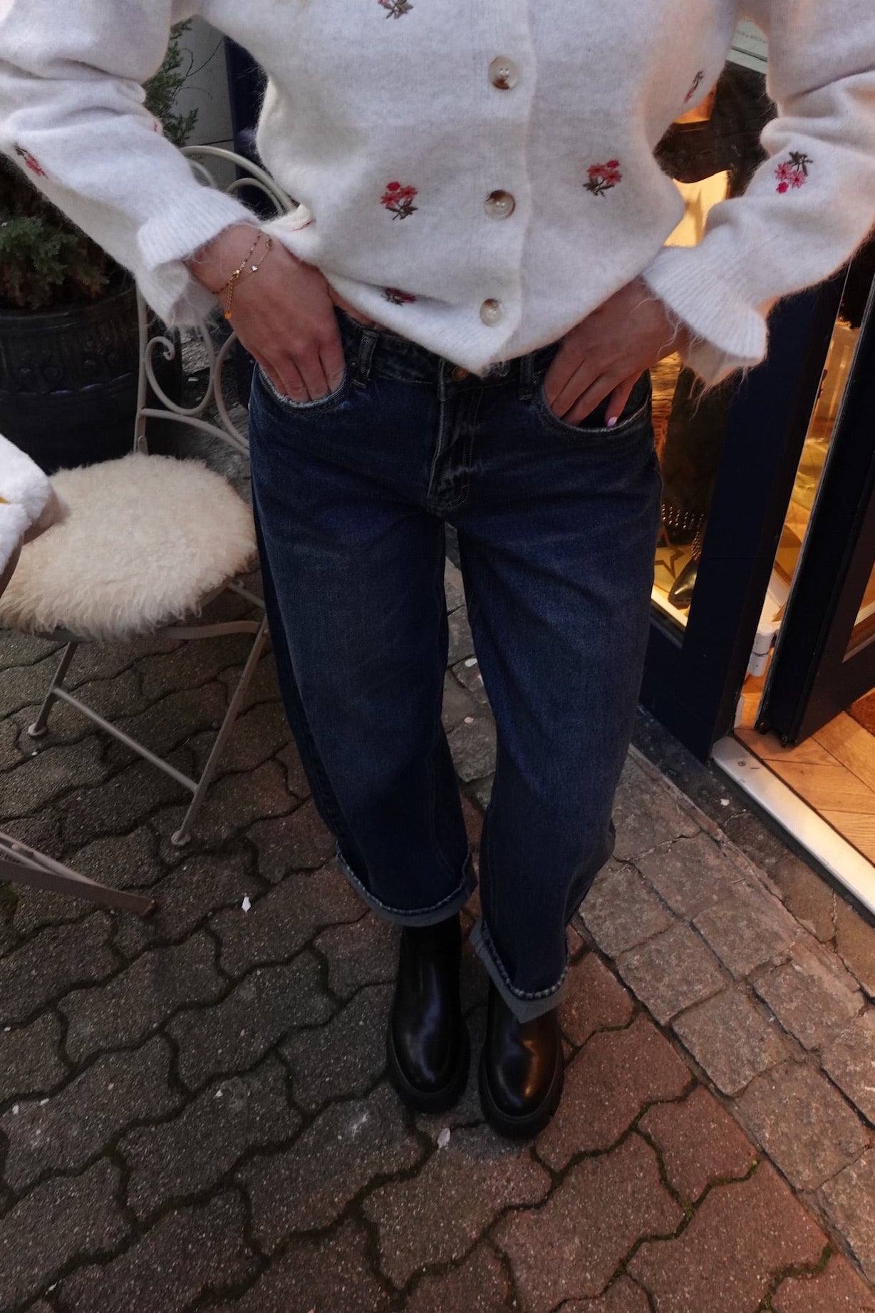JEANS LILA
