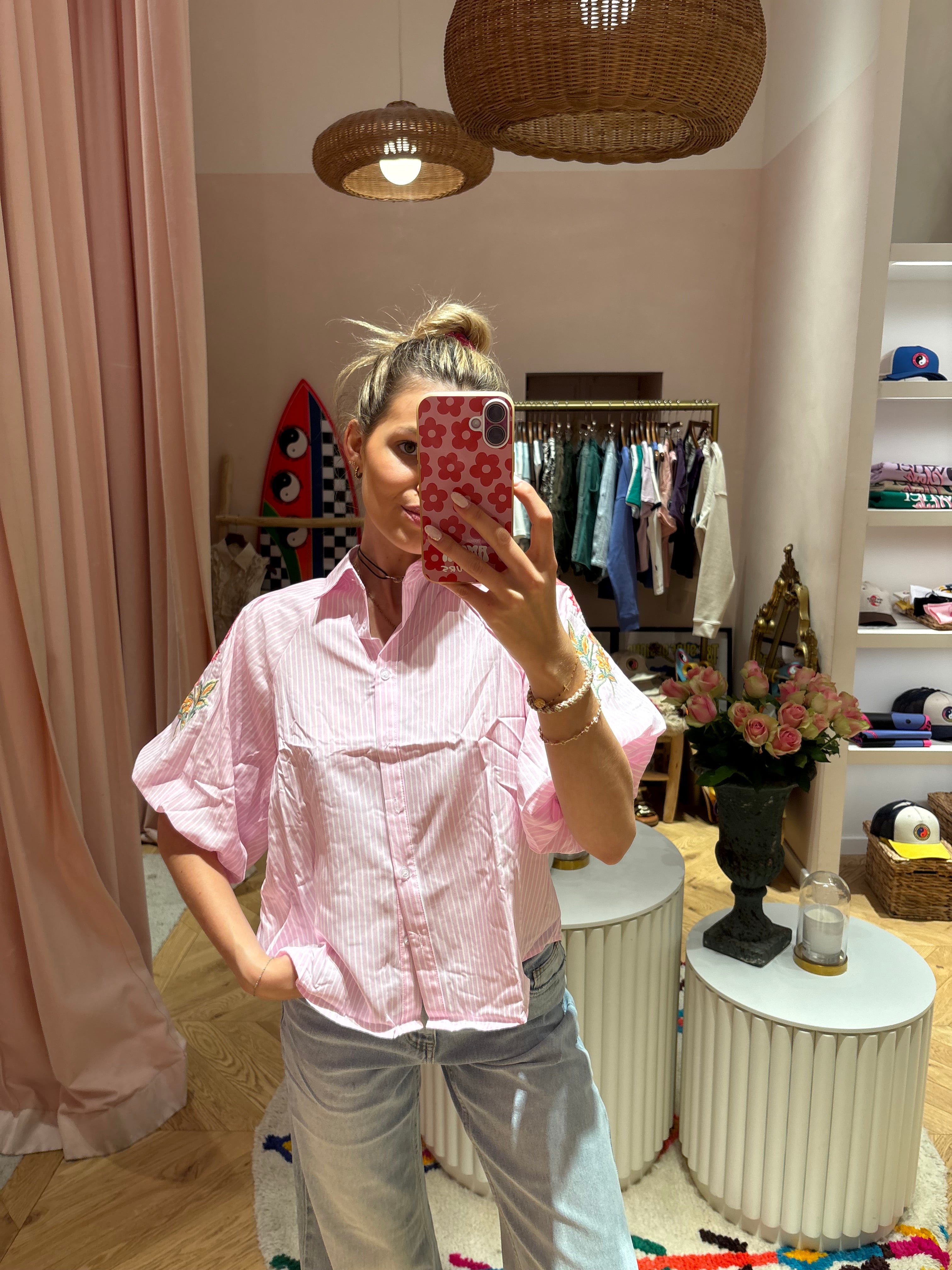 CHEMISE FLEURS