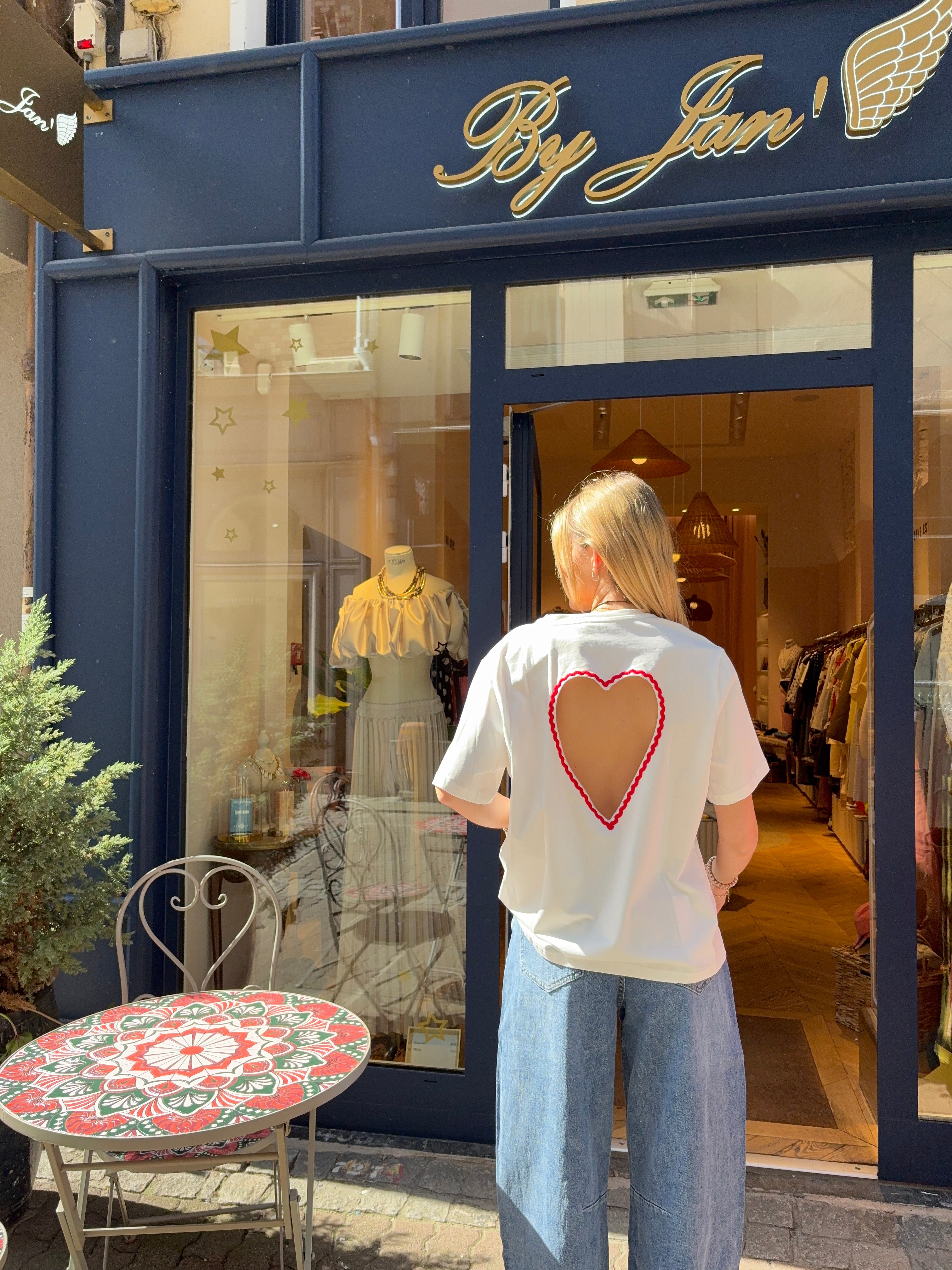 T-SHIRT DOS COEUR