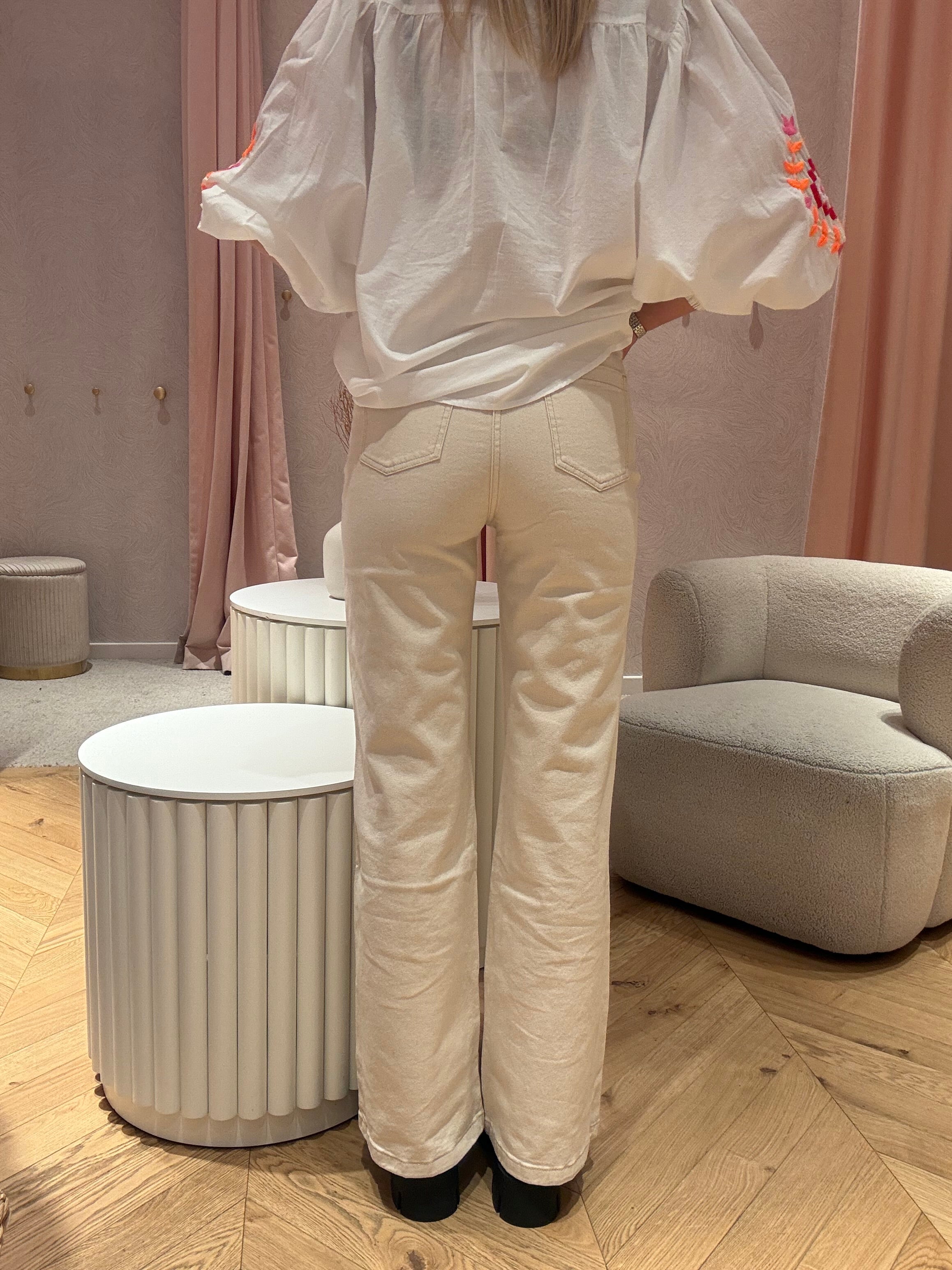 JEANS ECRU