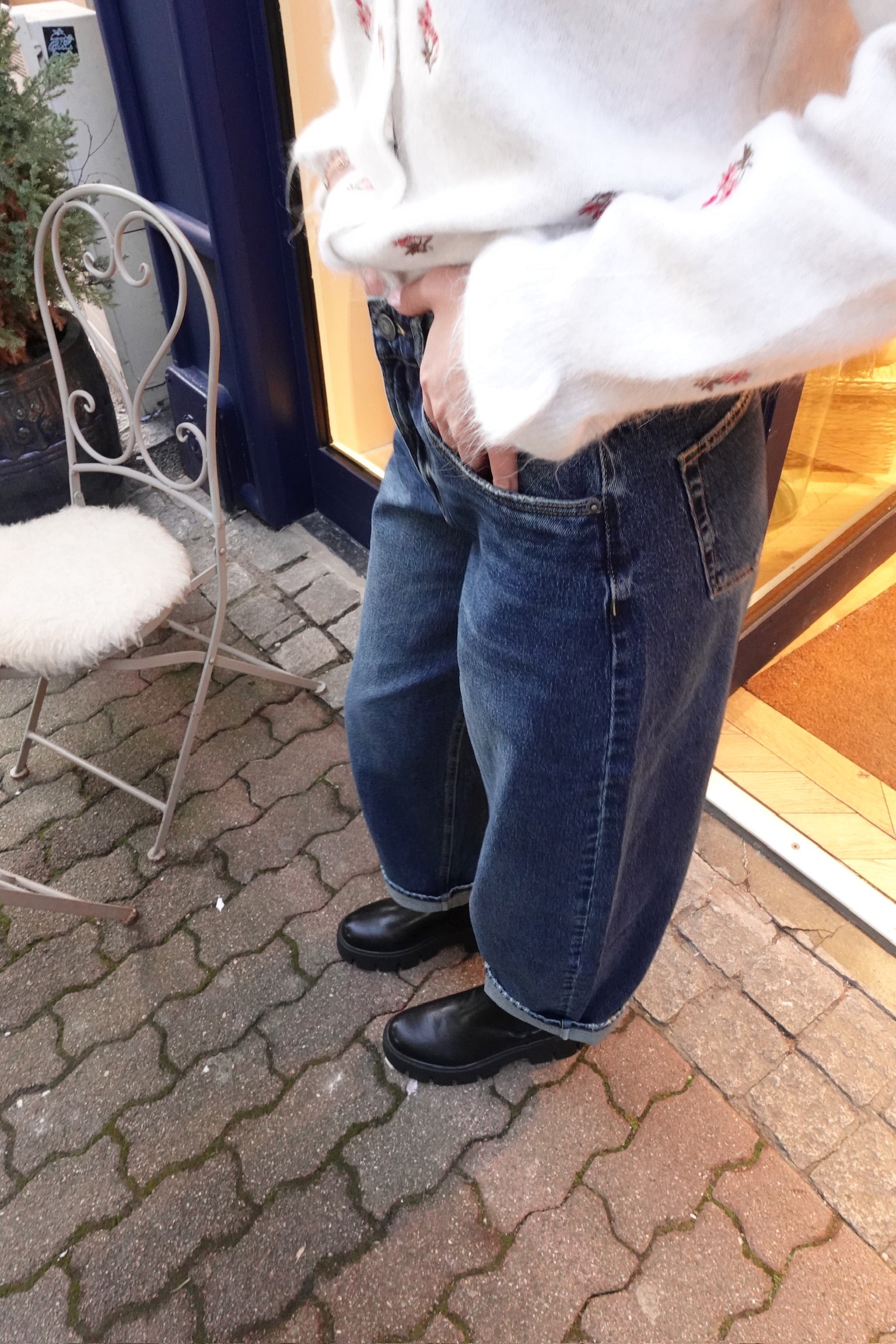 JEANS LILA