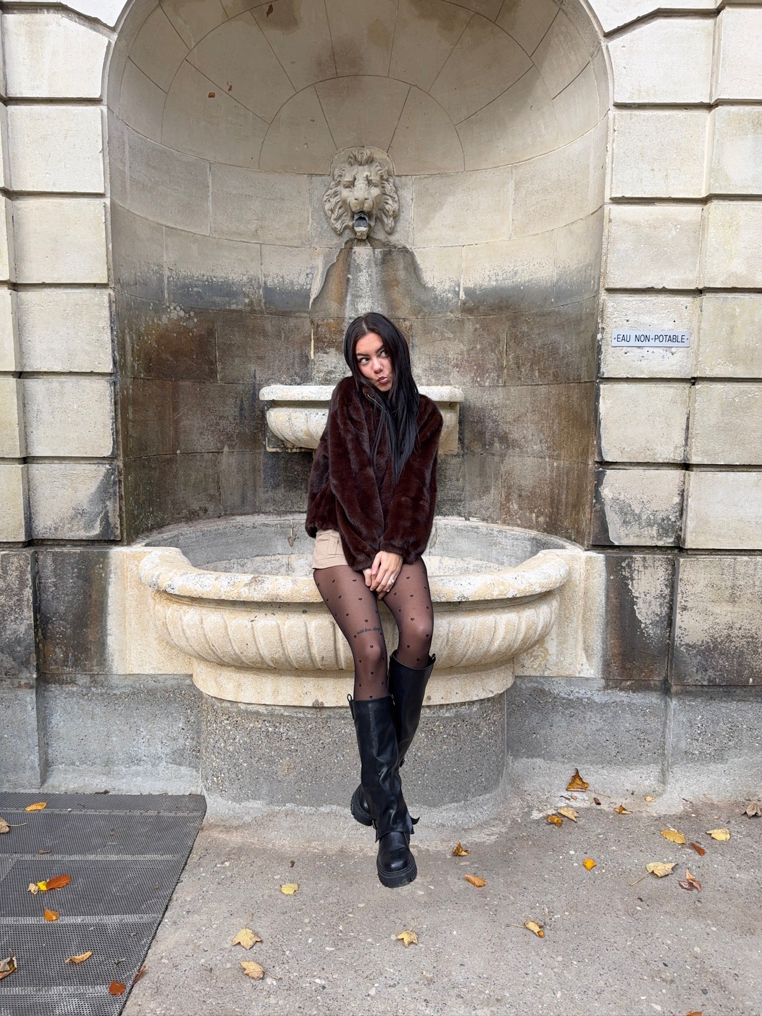 Veste fourrure Flavie