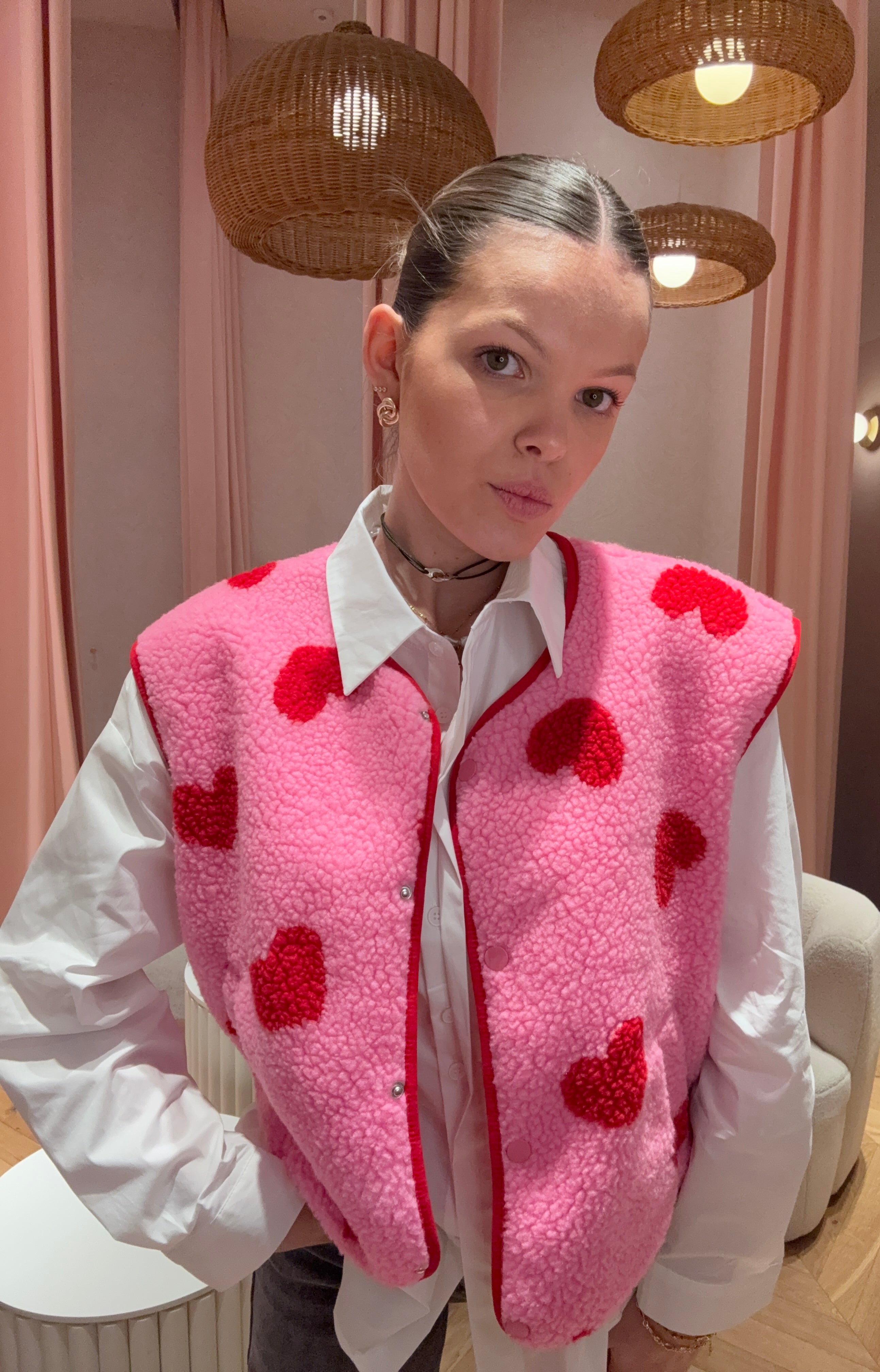 GILET COEUR