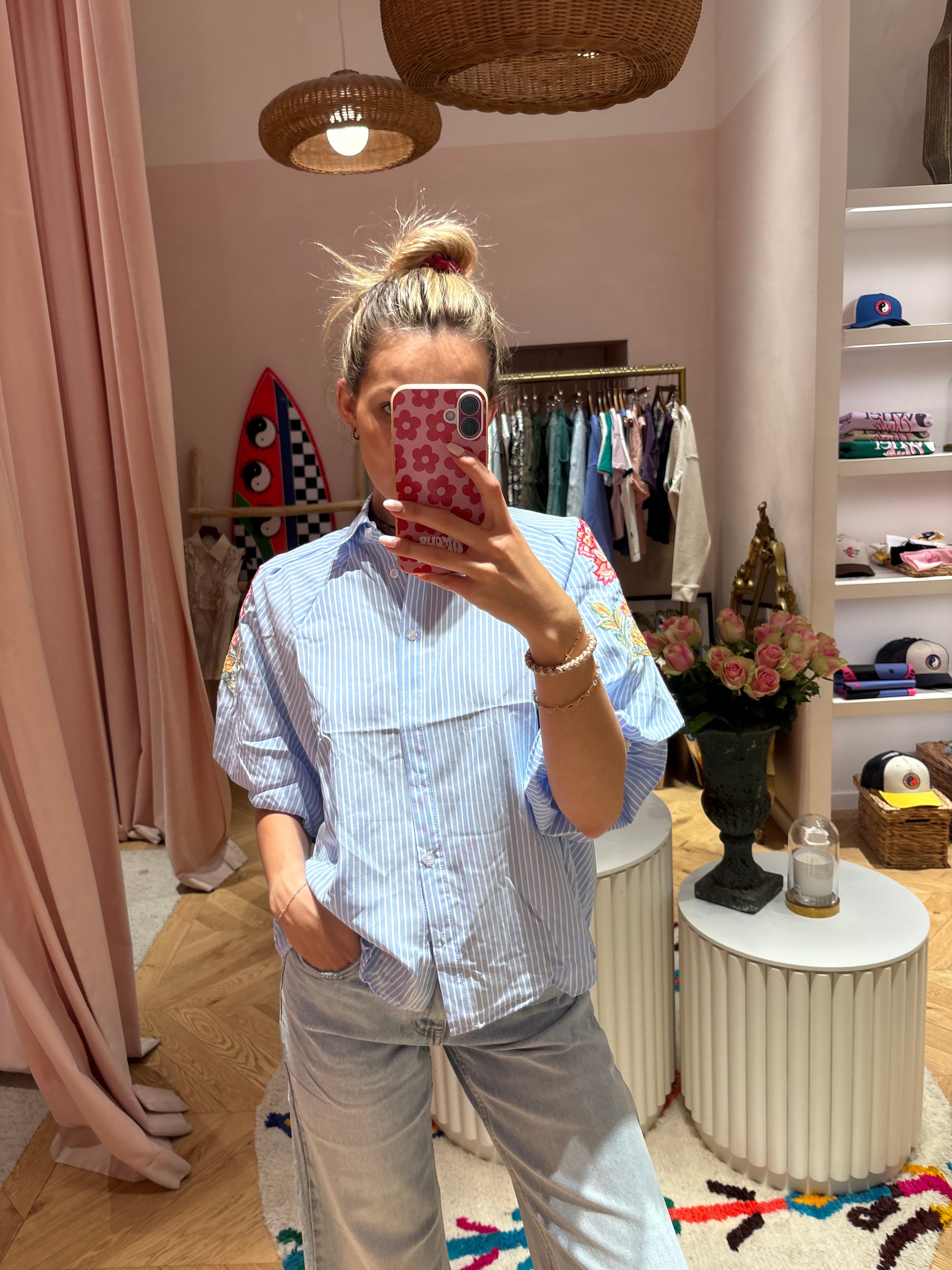 CHEMISE FLEURS