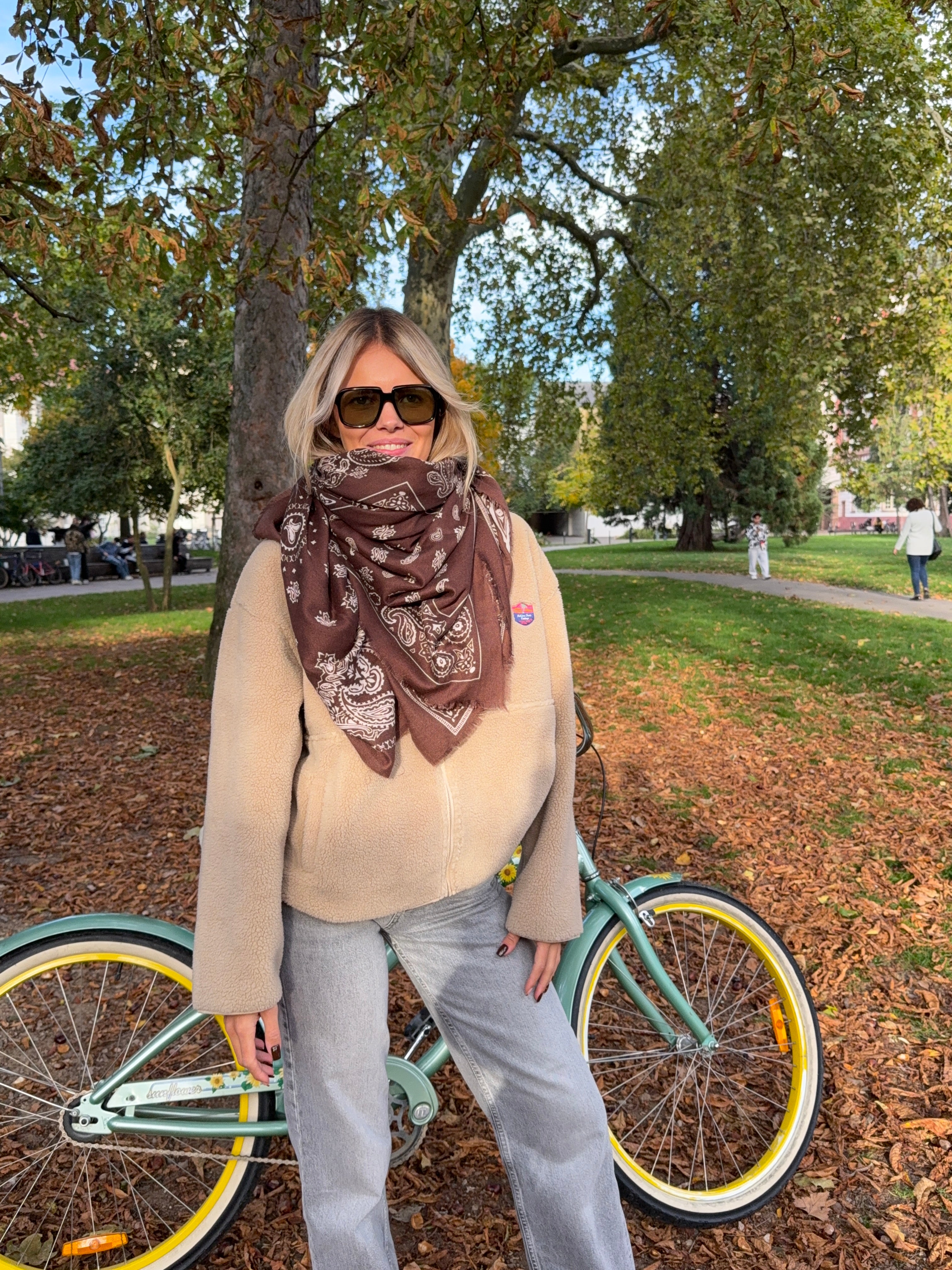 Écharpe BANDANA chocolat