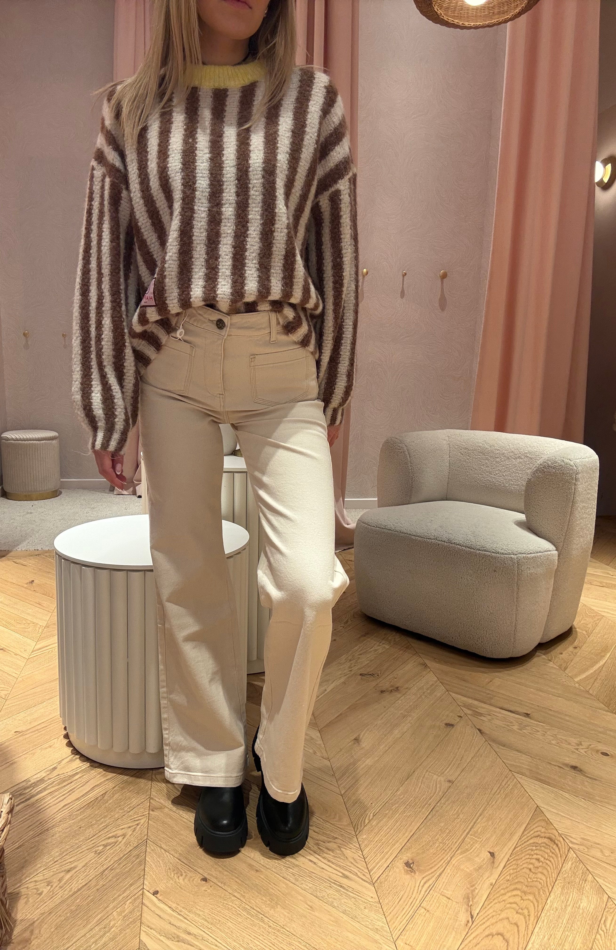 JEANS ECRU
