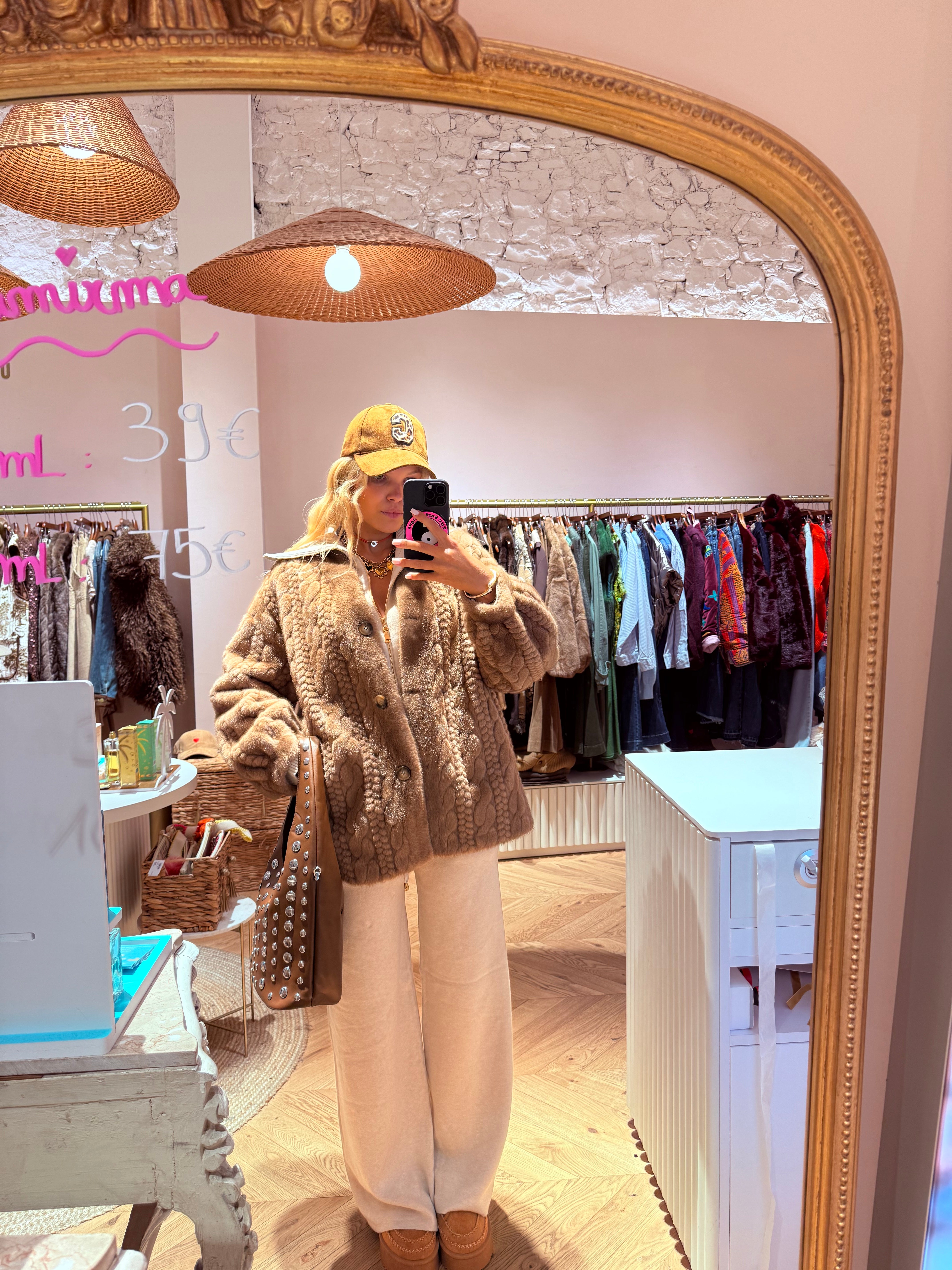 Veste torsadée oversize