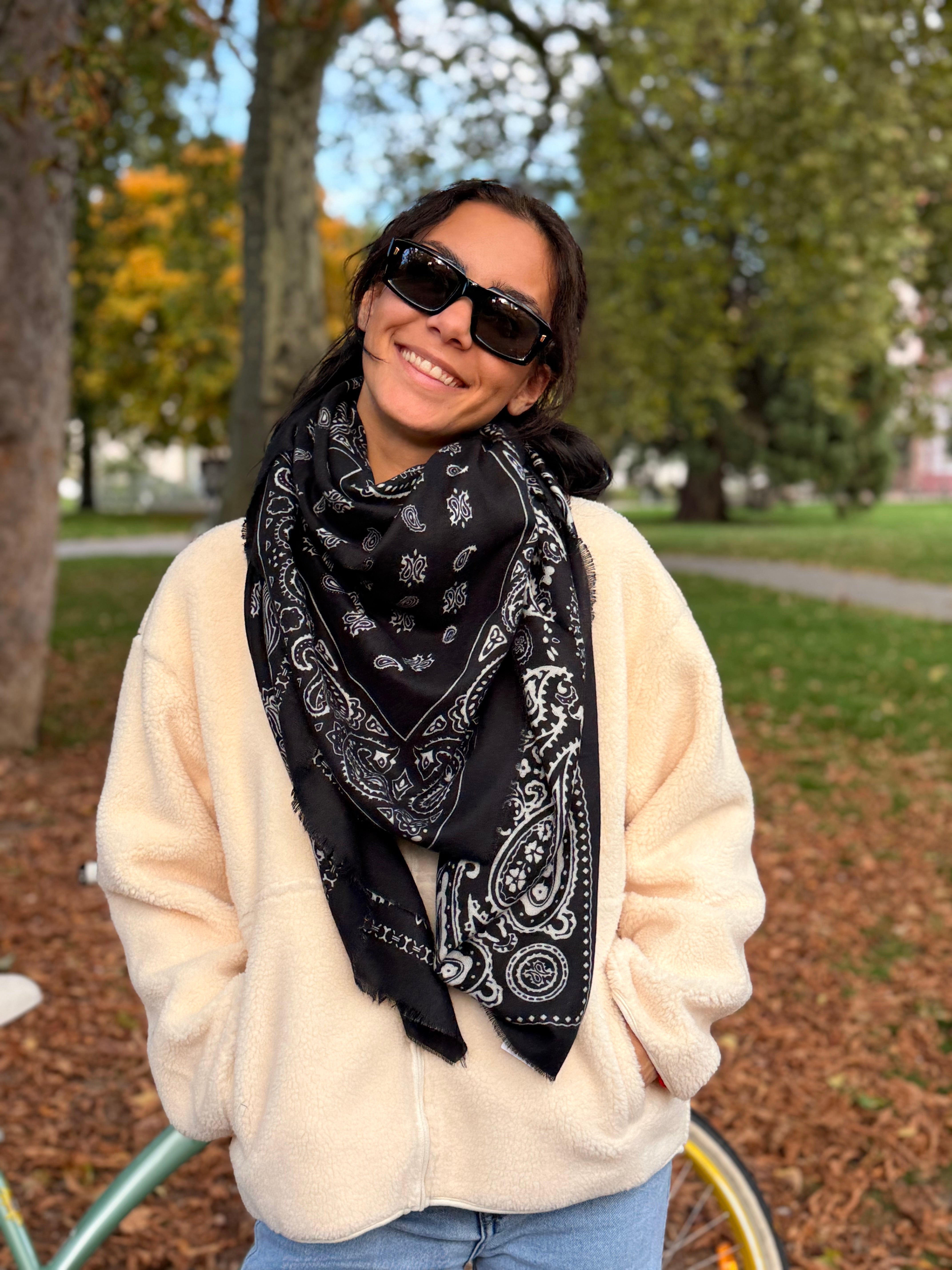 Écharpe BANDANA noir