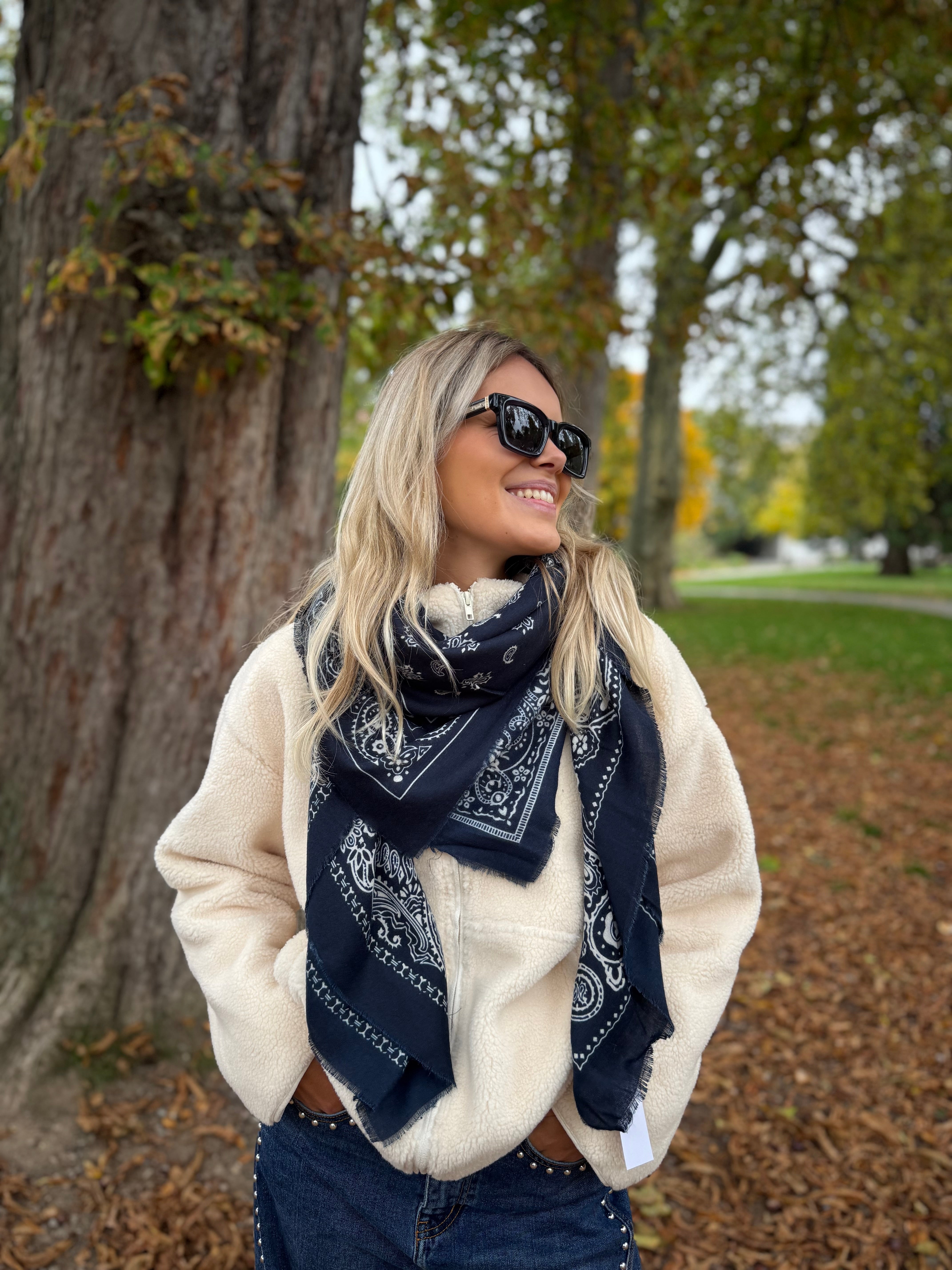 Écharpe BANDANA bleu