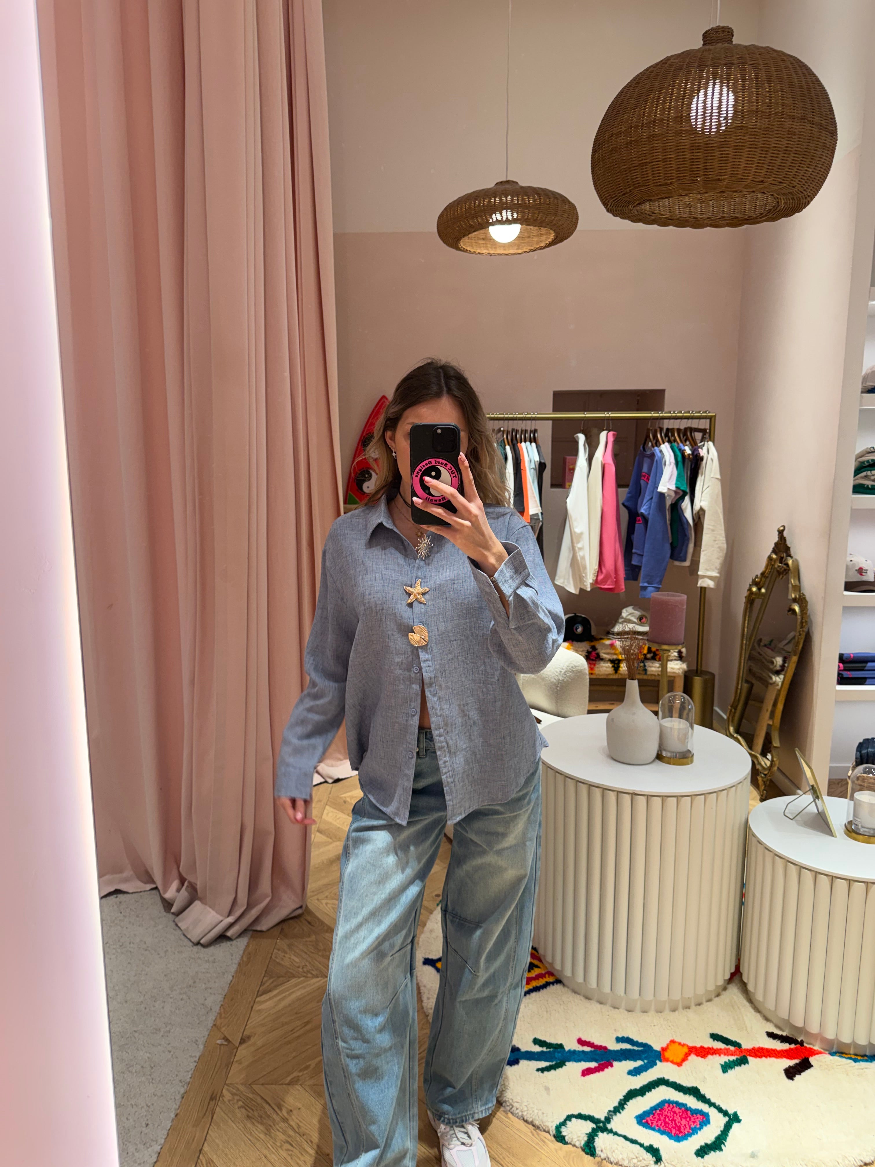 CHEMISE CELESTE