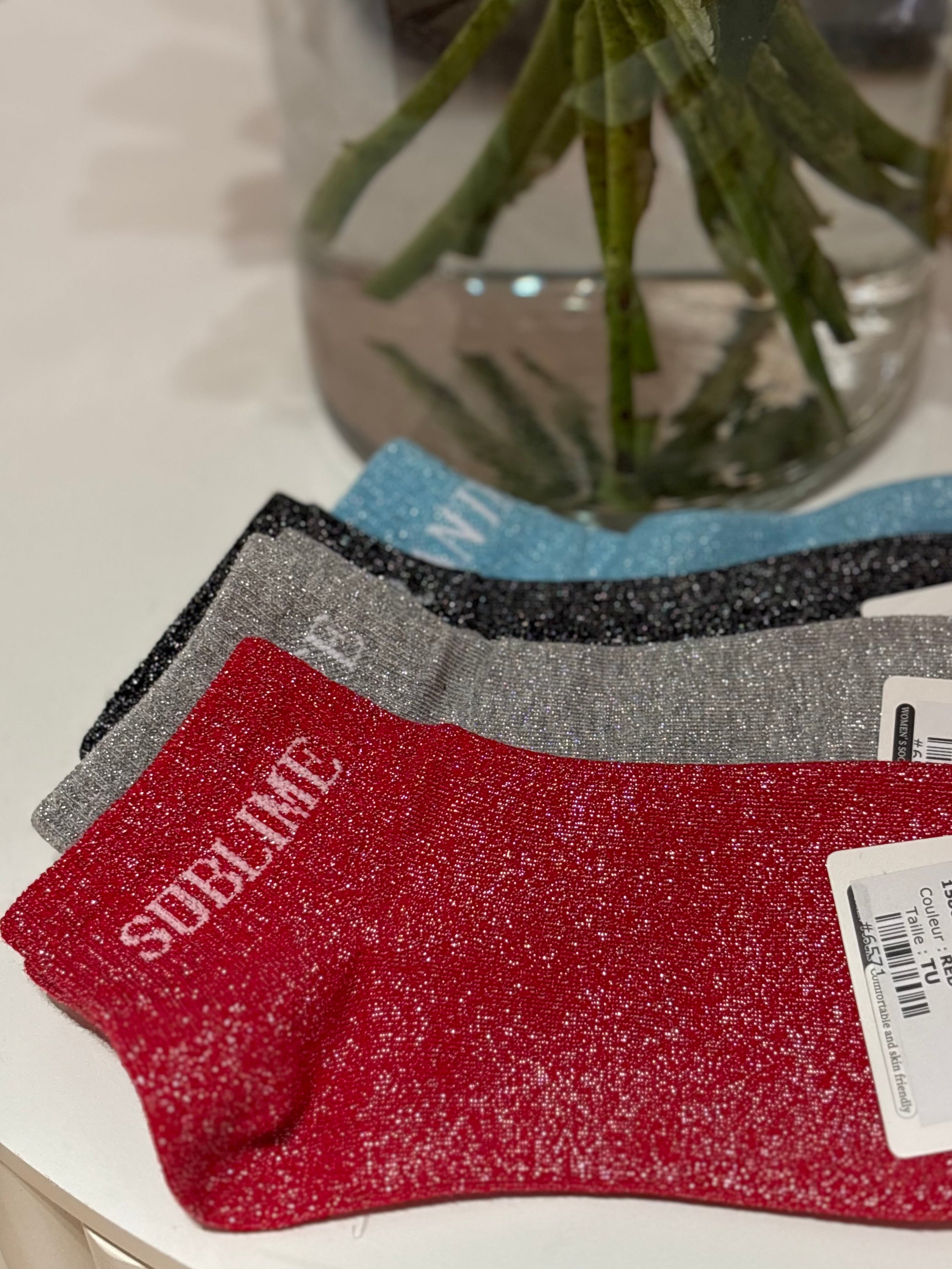 CHAUSSETTES BASSES PAILLETTES