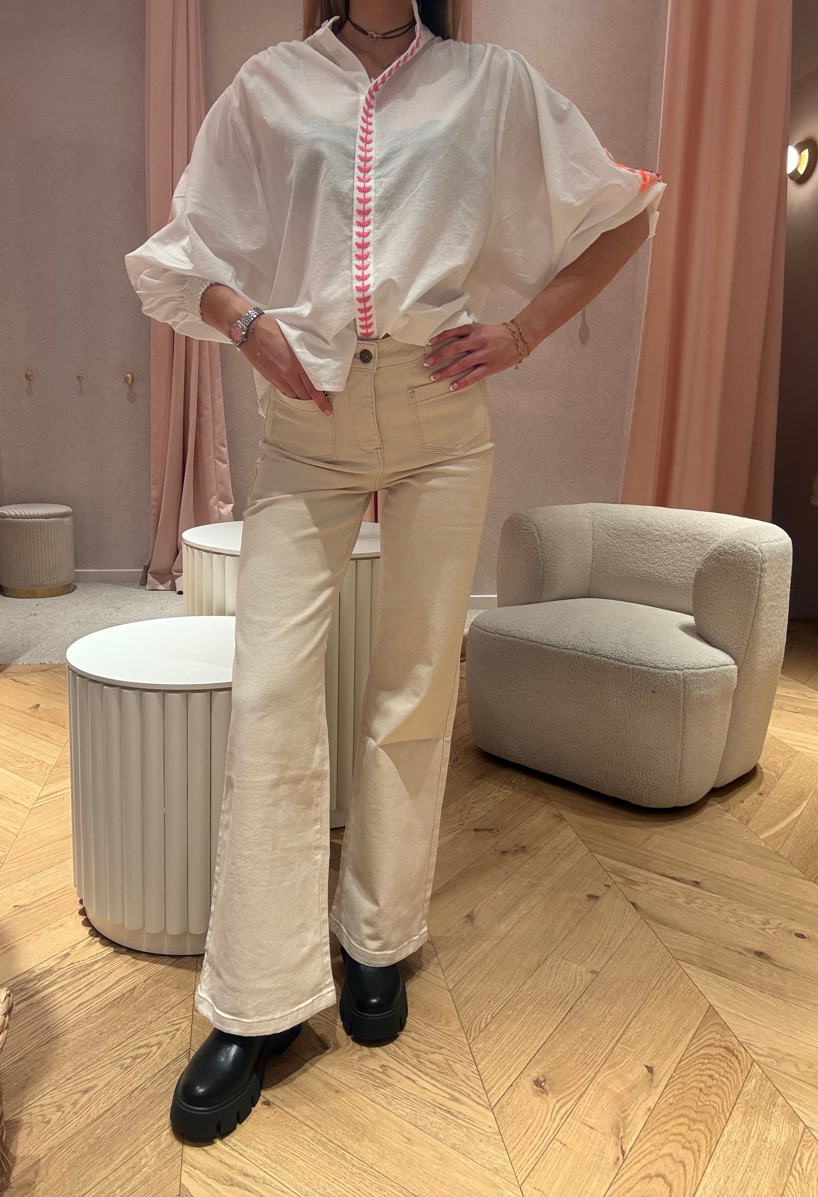 JEANS ECRU
