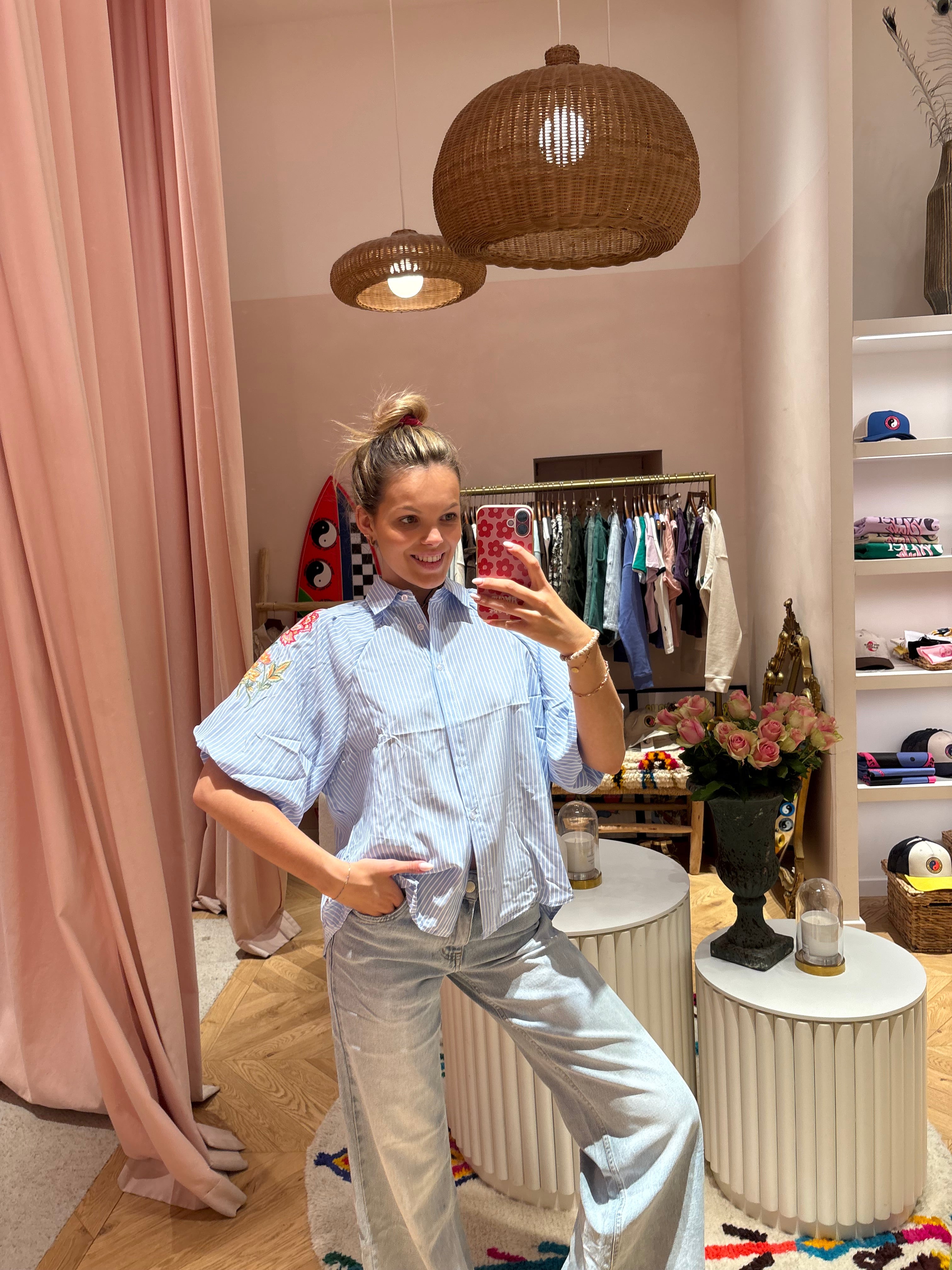 CHEMISE FLEURS