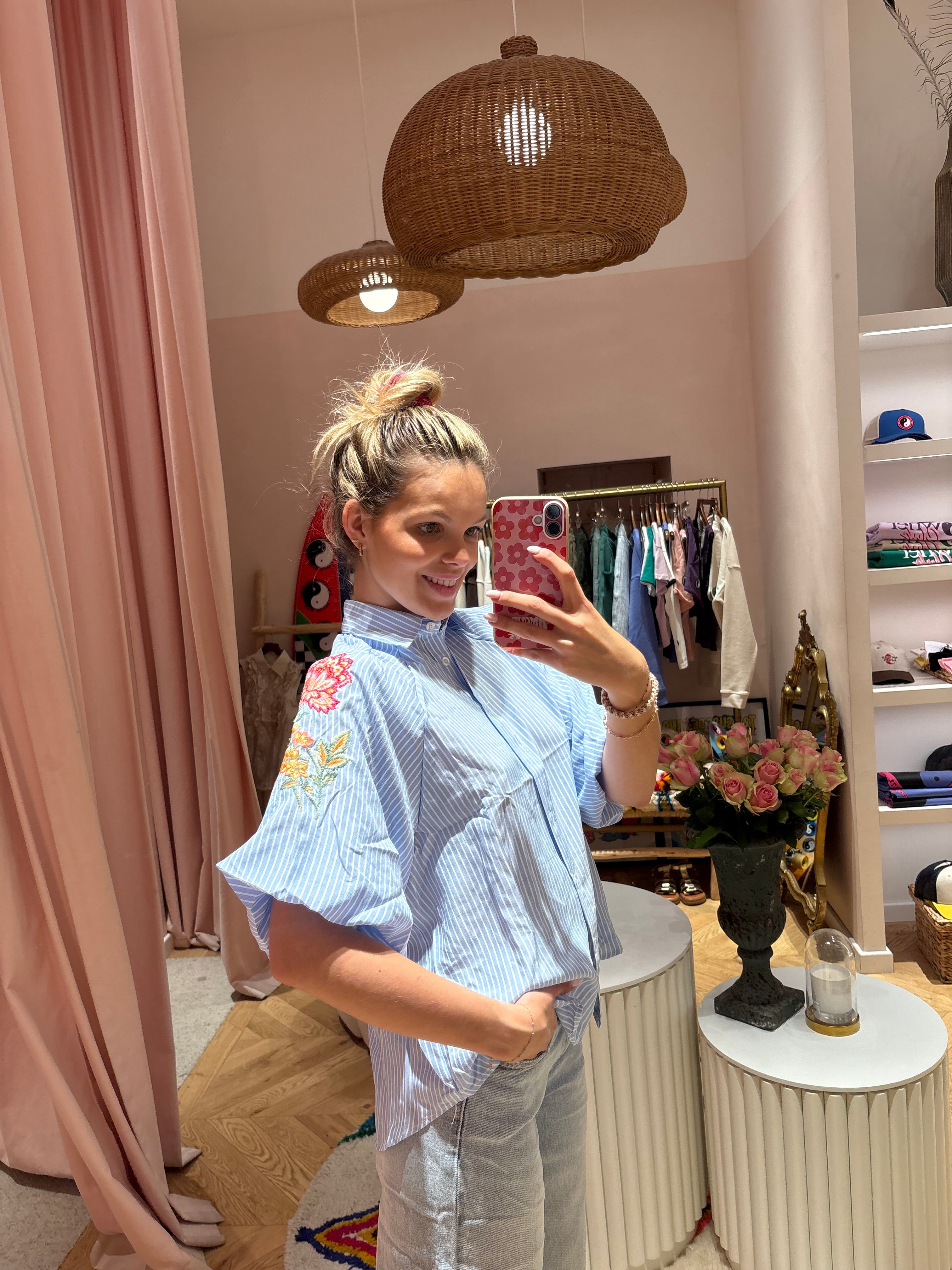 CHEMISE FLEURS