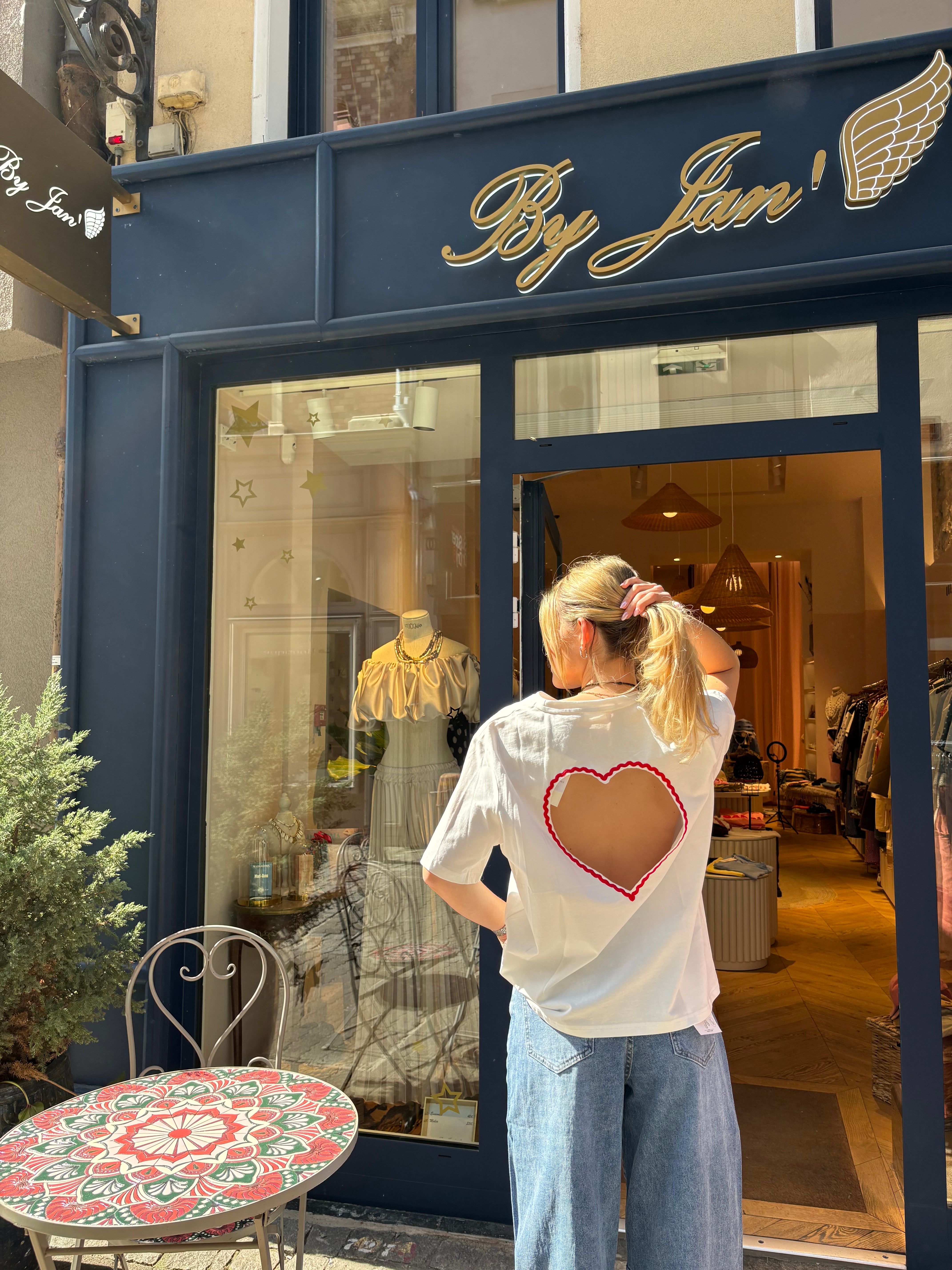 T-SHIRT DOS COEUR