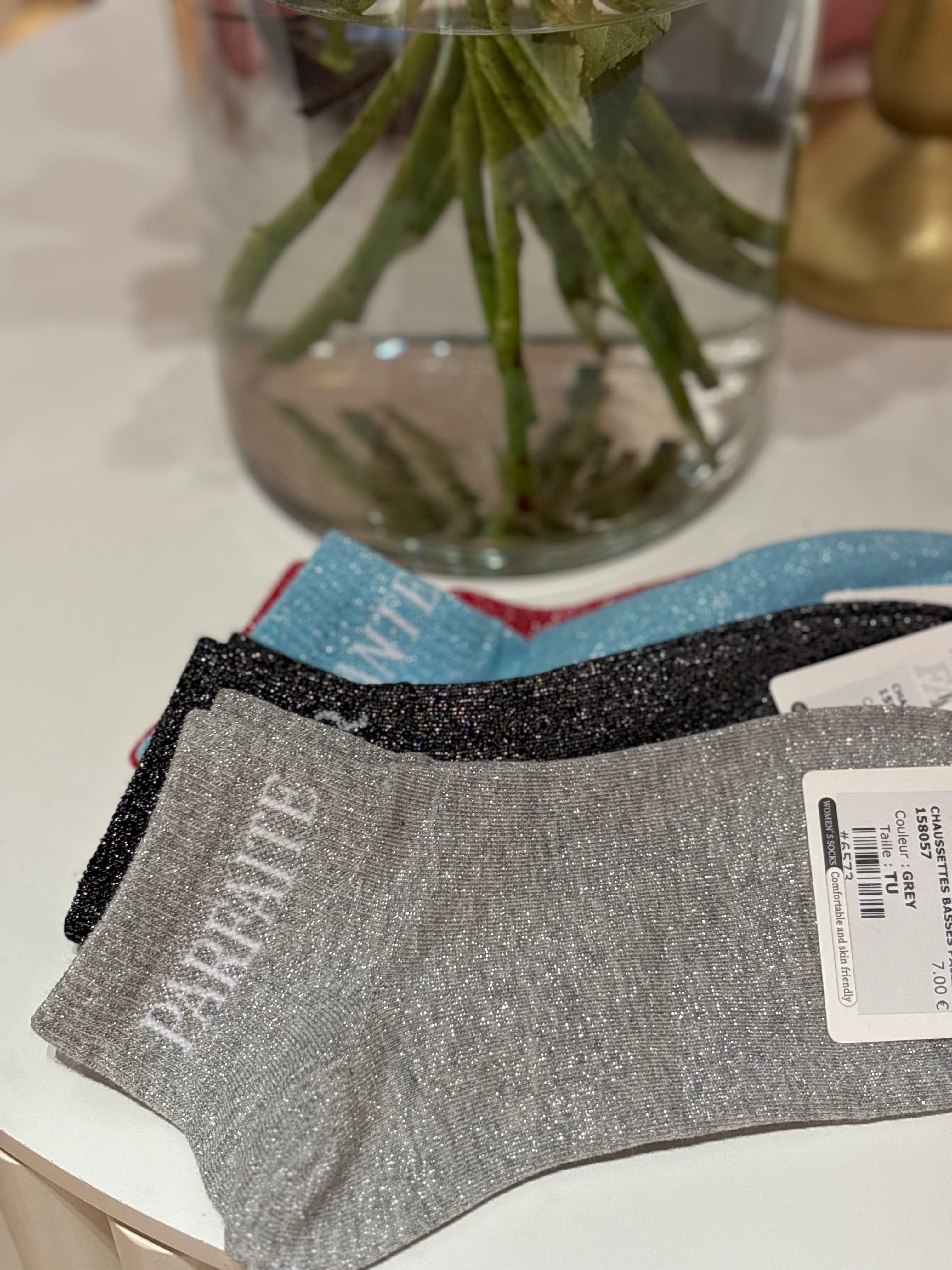 CHAUSSETTES BASSES PAILLETTES
